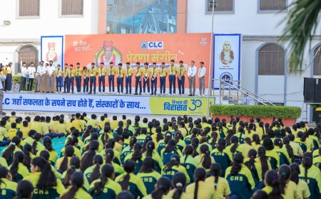 सीएलसी हाई स्कूल में मेडल सेरेमनी का आयोजन, छात्रों का बढ़ाया उत्साह