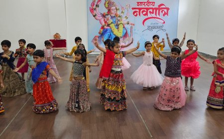 सीएचएस में श्रद्धा और उत्साह के साथ हुआ नवरात्रा स्थापना समारोह