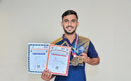 सीएलसी एनडीए एकेडमी के छात्र कमलेश सारण ने अंतरराष्ट्रीय मंच पर लहराया भारत का परचम