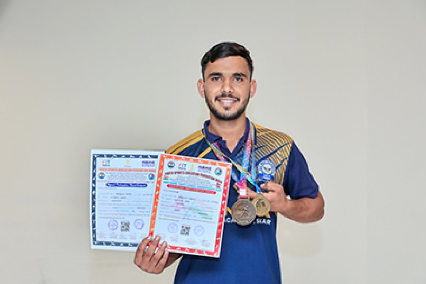 सीएलसी एनडीए एकेडमी के छात्र कमलेश सारण ने अंतरराष्ट्रीय मंच पर लहराया भारत का परचम