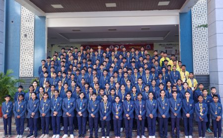 सीएलसी केवीएम और सीएचएस में मेडल सेरेमनी आयोजित — अनुशासन और मेहनत को बताया सफलता की कुंजी