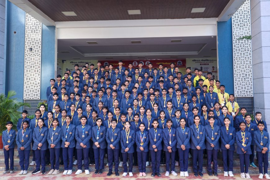 सीएलसी केवीएम और सीएचएस में मेडल सेरेमनी आयोजित — अनुशासन और मेहनत को बताया सफलता की कुंजी