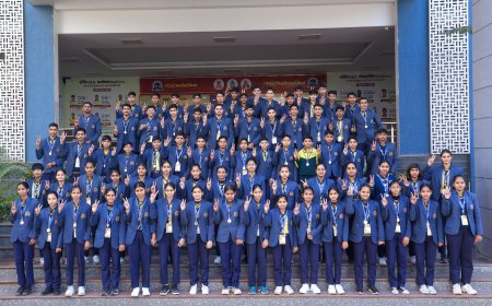 सीएलसी द्वारा संचालित केवीएम में मेडल एवं मोटिवेशन सेरेमनी का भव्य आयोजन