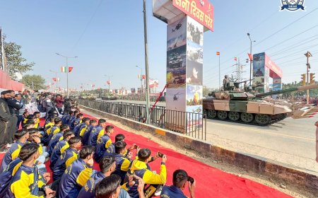 सीएलसी एनडीए एकेडमी के छात्रों ने किया आर्मी डे परेड रिहर्सल का अवलोकन, देशभक्ति के रंग में रंगे कैडेट्स