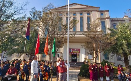 सीएलसी हाई स्कूल में गणतंत्र दिवस हर्षोल्लास एवं गरिमा के साथ मनाया गया