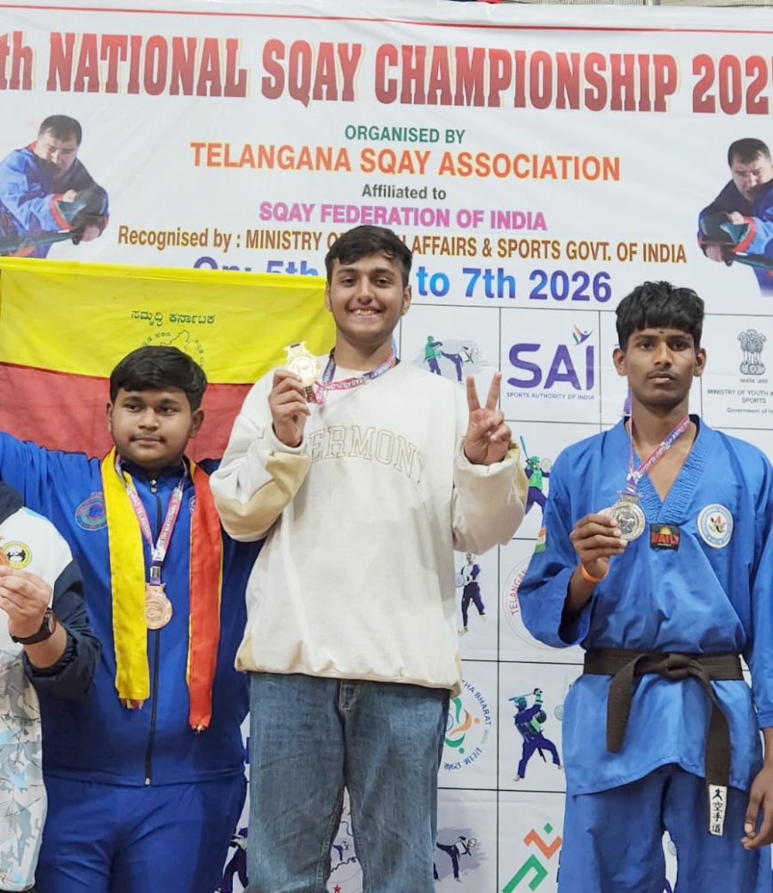 *सीएलसी इंटरनेशनल स्कूल के अनिरुद्ध ने अखिल भारतीय तलवारबाज़ी में लगातार चौथी बार स्वर्ण पदक जीता*