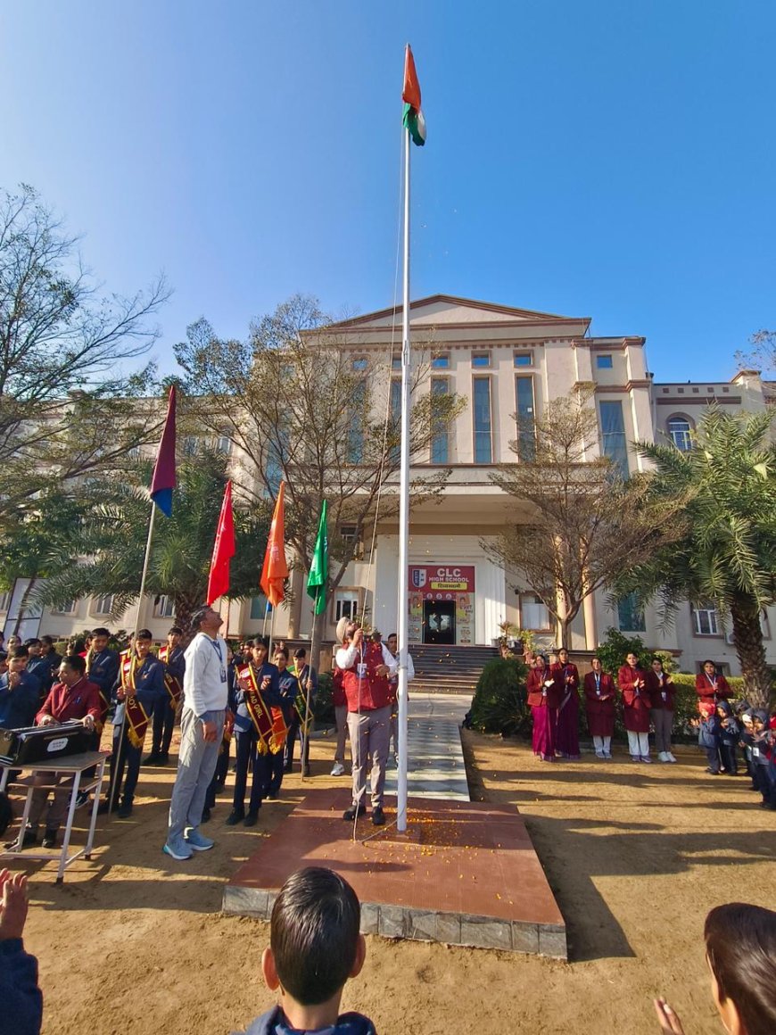सीएलसी हाई स्कूल में गणतंत्र दिवस हर्षोल्लास एवं गरिमा के साथ मनाया गया