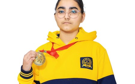 सीएलसी हाई स्कूल की छात्रा कुनाल ने हॉर्स राइडिंग में जीता गोल्ड मेडल